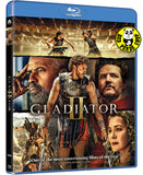 Gladiator II Blu-ray (2024) 帝國驕雄II (Region A) (Hong Kong Version)