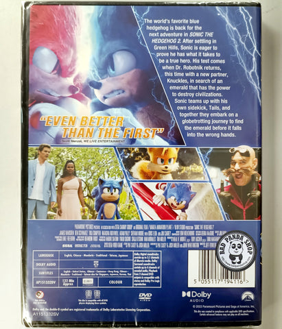Sonic the Hedgehog 2 - DVD / Region 3 (Non-US) 